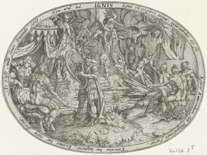 Orpheus in the Underworld: The Element of Fire by Abraham van den Hecken