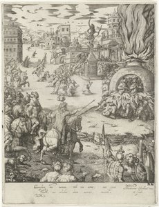 Shadrach, Meshach, and Abednego in the Fiery Furnace by Abraham van den Hecken