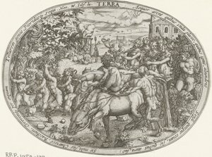 Triumphal Procession of Bacchus and Silenus: The Element Earth