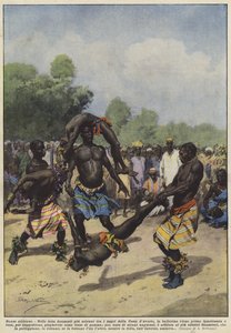 African dances by Achille Beltrame