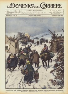 Two Thousand Houses Collapsed Due to the Earthquake in Serbian Macedonia by Achille Beltrame