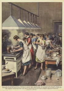 The Contest of the Queens of the House in Budapest by Achille Beltrame