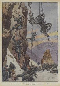 The Daring Feats of Our Men, Peaks Climbed with Ropes, Cannons Lifted to Dizzying Heights