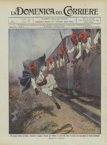 The Eritrean Ascari in Italy, During the Journey to Rome a Soldier Jumps from the Moving Train
