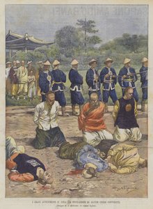 The Serious Events in China, the Execution of Some Converted Chinese by Achille Beltrame