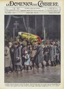 Belgian Mutilated Veterans in Front of King Albert