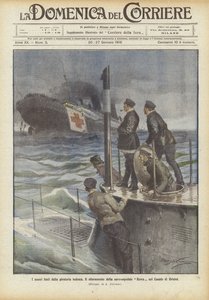 The New Feats of German Piracy by Achille Beltrame