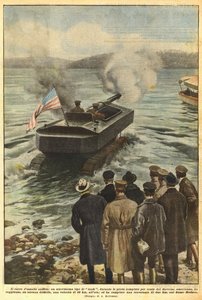 The Amphibious Assault Tank, a Brand New Type of Tank, During Tests Conducted for the ?