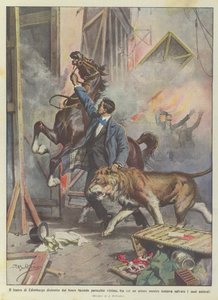The Edinburgh Theatre Destroyed by Fire, Causing Several Victims, Including an Actor by Achille Beltrame