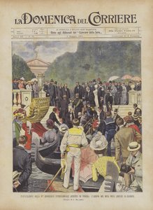 Inauguration of the 4th International Art Exhibition in Venice, The Arrival of the Duke by Achille Beltrame