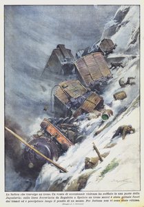 The Storm That Overturns a Train