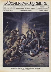 The old guard of Lenin executed in Moscow by Achille Beltrame
