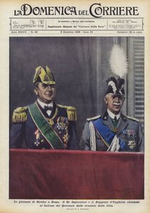 The days of Horthy in Rome by Achille Beltrame