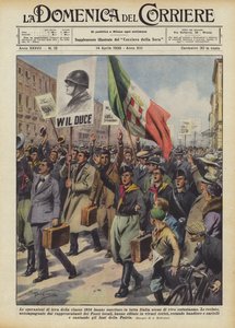 The Draft Operations of the 1914 Class Have Aroused Scenes of Enthusiasm Throughout Italy