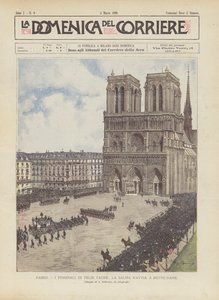 Paris, The Funeral of Felix Faure, The Body Heads to Notre-Dame