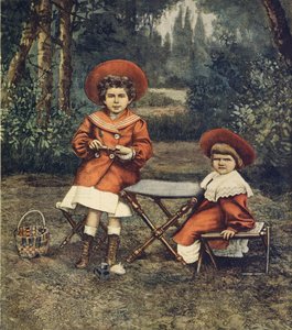 Princesses Jolanda and Mafalda, King