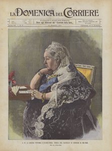 Her Majesty Queen Victoria of England Died at Osborne Castle on the 22nd by Achille Beltrame