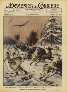 Scenes of the War in Finland by Achille Beltrame