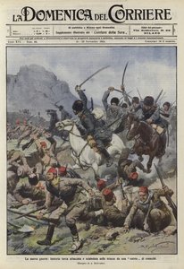 Turkish Infantry Attacked in the Trenches by a Company of Cossacks by Achille Beltrame