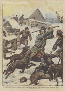 An Episode of the Cold in Hungary, Wolves Attack the Inhabitants of the Countryside Where the Thermometer Reads -15°