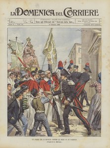 A Village Revolts Against the Whims of a Parish Priest by Achille Beltrame