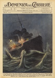 A Naval Episode of the Spanish War by Achille Beltrame