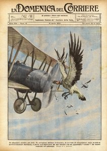 A Singular Clash in the Sky by Achille Beltrame
