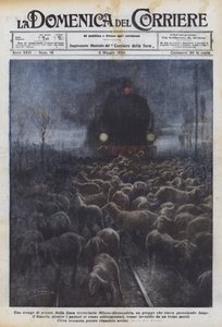 A sheep massacre by Achille Beltrame
