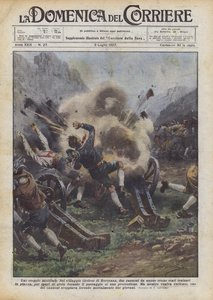 A Deadly Explosion by Achille Beltrame