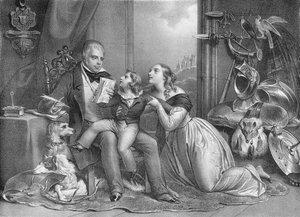 Sir Walter Scott and his Grandson, John Hugh Lockhart