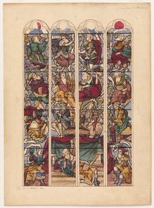 Study for Four Stained Glass Windows (detail)