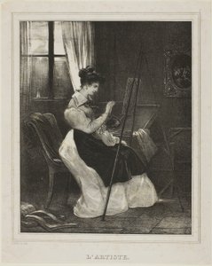 The Artist by Achille Devéria