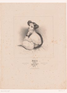 Pelargonium and Meditation by Achille Devéria