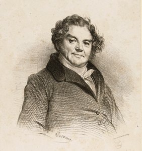 Portrait of Eugène Vidocq (1775-1857), Adventurer and Chief of the Sûreté Police by Achille Devéria