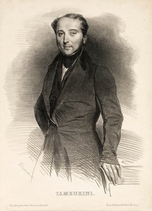 Portrait of the Opera Singer Antonio Tamburini