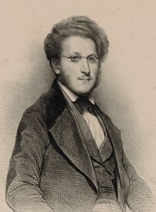 Portrait of the violinist and composer Heinrich Panofka 1807-1887, 1840
