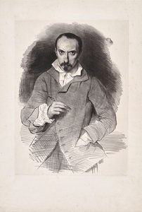 Self-Portrait, Second quarter of the 19th century by Achille Devéria