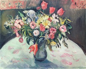 Tulips and Marguerites by Achille Emile Othon Friesz