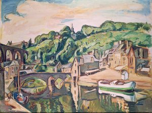 View of Dinan by Achille Emile Othon Friesz