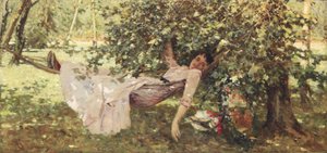 Young Woman in the Shade by Achille Formis