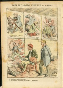 Illustration by Achille Lemot (1846-1909) in Le Pelerin, 20/05/06 - Suite of historical paintings - Anarchist Anarchism, Radicalism, Art, Revolution, Opportunism, Insecurity, Socialism - Painters artists
