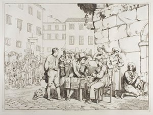 The Writer on Piazza Montanara