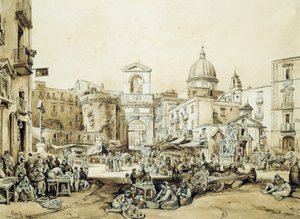Porta Capuana in Naples, by Achille Vianelli