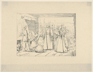 Offering of Bells to be Cast into Cannon from Confederate War Etchings by Adalbert John Volck