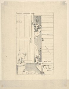 Passage Through Baltimore from Confederate War Etchings, 1861-63 by Adalbert John Volck