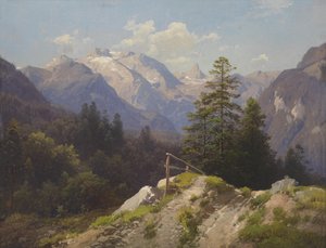 Prof. Waagen Die Tauern von Berchtesgaden Aus by Adalbert Waagen