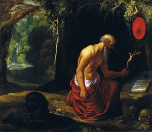 St. Jerome in the Wilderness by Adam Elsheimer