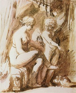 Venus and Cupid by Adam Elsheimer