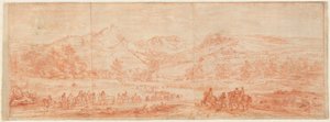 French Troops before Salins and the Surrounding Hills by Adam Frans van der Meulen