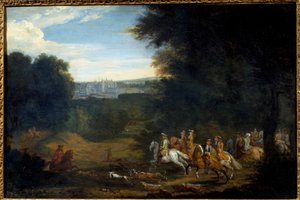Louis XIV is Hunting